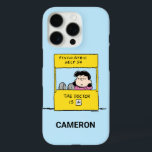 Peanuts | Lucy & the Doctor Is In iPhone 16 Pro Case<br><div class="desc">Showcase Lucy's iconic "The Doctor Is In" moment with this design featuring her playful charm. Perfect for fans of the Peanuts gang,  this design captures the humor and personality of Lucy in a fun and stylish way.</div>