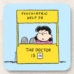 Peanuts   Lucy & the Doctor Is In Coaster