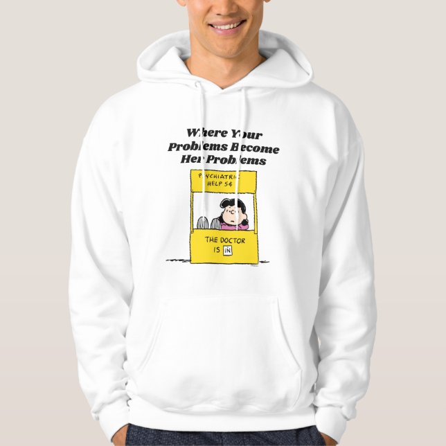 Peanuts | Lucy & the Doctor Is In Hoodie (Front)