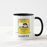 Peanuts | Lucy & the Doctor Is In Mug<br><div class="desc">Start your morning with a little "professional" advice and a whole lot of charm with this personalized Peanuts mug! Featuring the beloved Lucy van Pelt at her famous yellow "Psychiatric Help" booth, this ceramic mug captures the classic wit of the comic strip perfectly. The design shows Lucy waiting for her...</div>