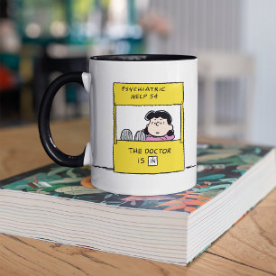 Peanuts Lucy & the Doctor Is In Mug