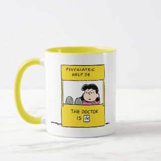 Peanuts | Lucy & the Doctor Is In Mug