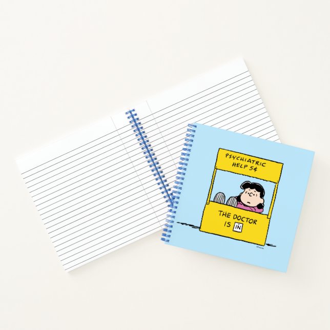 Peanuts | Lucy & the Doctor Is In Notebook (Inside)