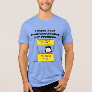 Peanuts   Lucy & the Doctor Is In Tri-Blend Shirt
