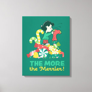 Peanuts Lucy the More the Merrier Canvas Print