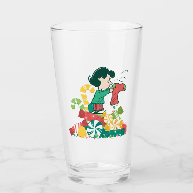 Peanuts | Lucy the More the Merrier Glass (Front)