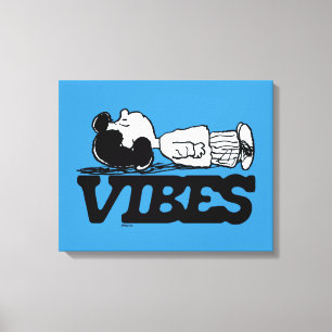 Peanuts Lucy Vibes Canvas Print