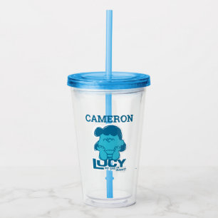 Peanuts   Lucy Who Says I'm Crabby?? Acrylic Tumbler