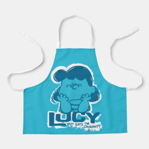 Peanuts   Lucy Who Says I'm Crabby?? Apron