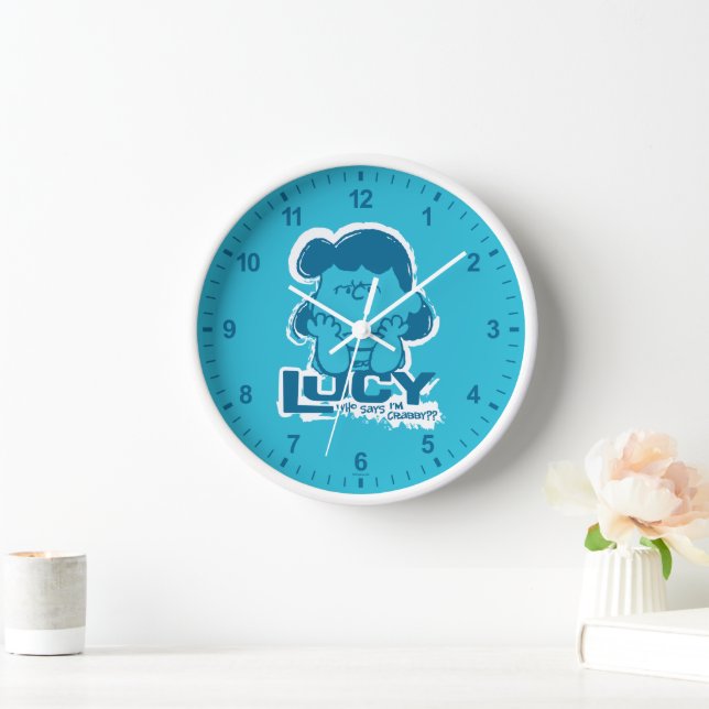 Peanuts | Lucy Who Says I'm Crabby?? Clock (Home)