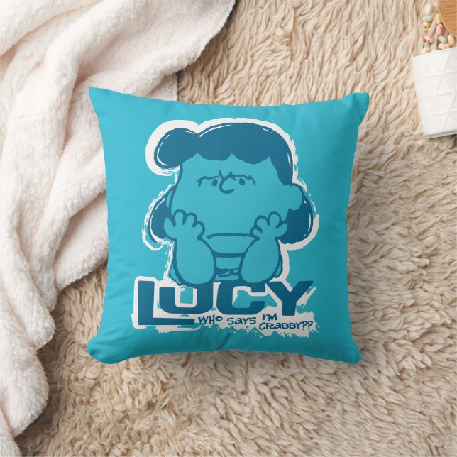 Peanuts | Lucy Who Says I'm Crabby?? Cushion (Blanket)