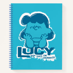 Peanuts   Lucy Who Says I'm Crabby?? Notebook