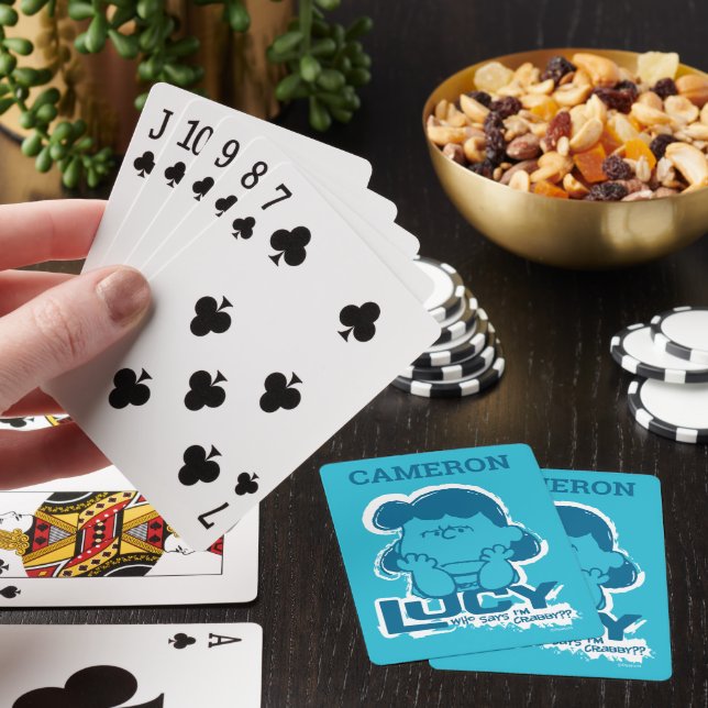 Peanuts | Lucy Who Says I'm Crabby?  Playing Cards (In Situ)