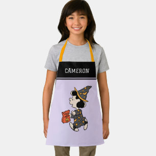Peanuts Lucy Witch Costume Halloween Apron