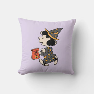 Peanuts Lucy Witch Costume Halloween Cushion