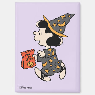 Peanuts Lucy Witch Costume Halloween Magnet