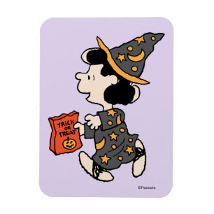 Peanuts Lucy Witch Costume Halloween Magnet