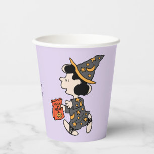 Peanuts Lucy Witch Costume Halloween Paper Cups