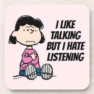 Peanuts   Lucy With Arms Crossed Coaster