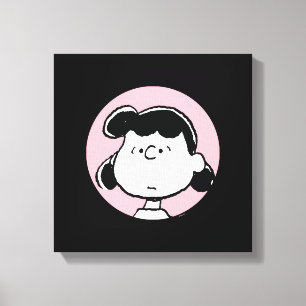 Peanuts Lucy's Faces Canvas Print