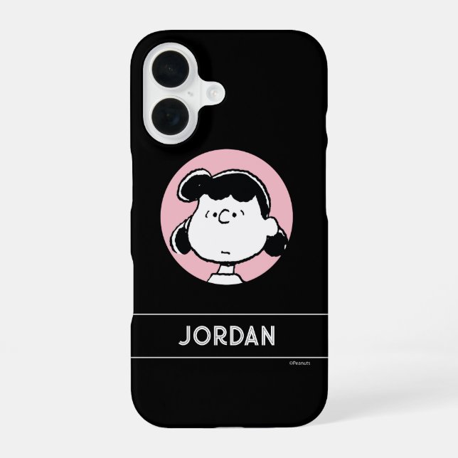 Peanuts | Lucy's Faces iPhone 16 Case (Back)