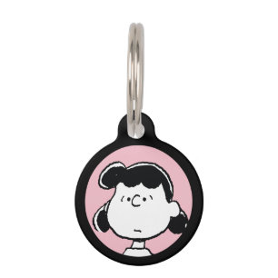 Peanuts   Lucy's Faces Pet Tag