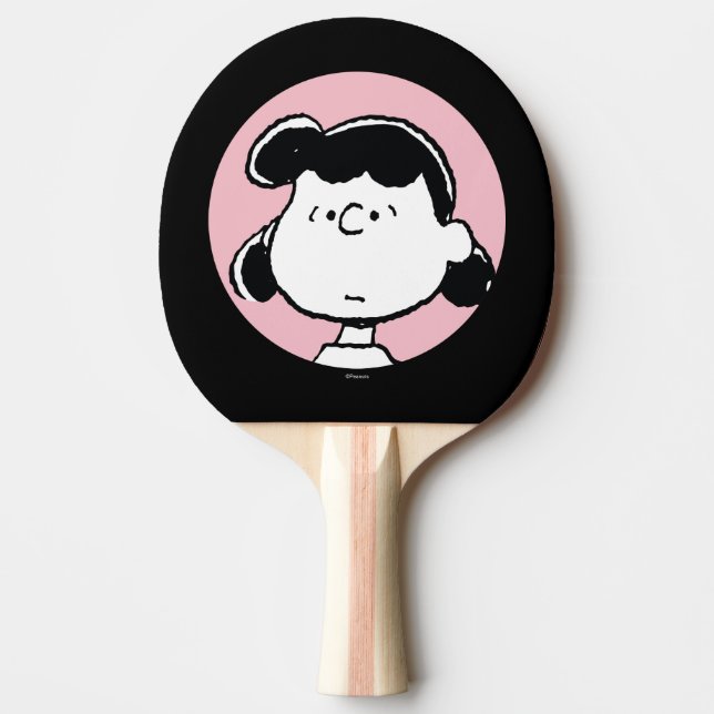 Peanuts | Lucy's Faces Ping Pong Paddle (Front)