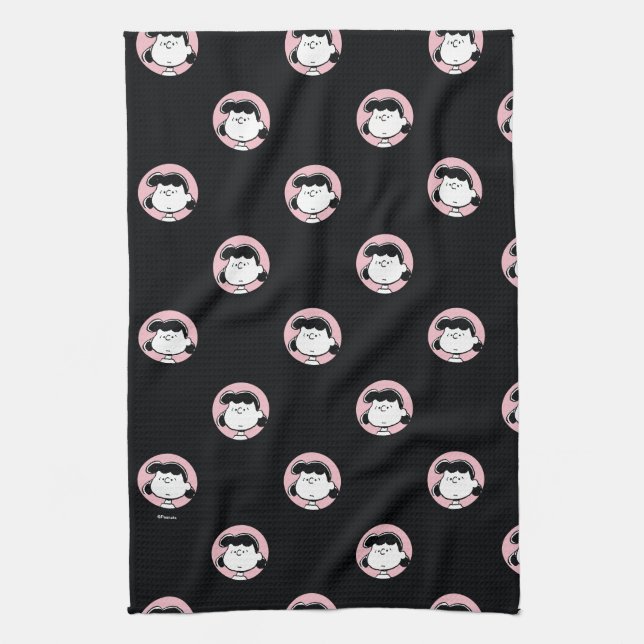 Peanuts | Lucy's Faces Tea Towel (Vertical)
