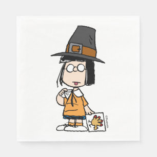 Peanuts   Marcie Pilgrim Napkin