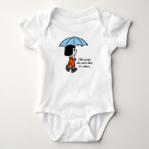 Peanuts Marcie Under the Umbrella Baby Bodysuit