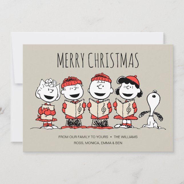 Peanuts | Merry Christmas Holiday Choir (Front)