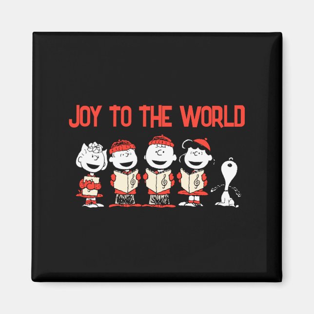 Peanuts Merry Christmas Holiday Choir _1  Magnet (Front)