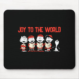 Peanuts Merry Christmas Holiday Choir _1 Mouse Pad