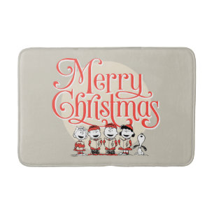 Peanuts   Merry Christmas Holiday Choir Bath Mat