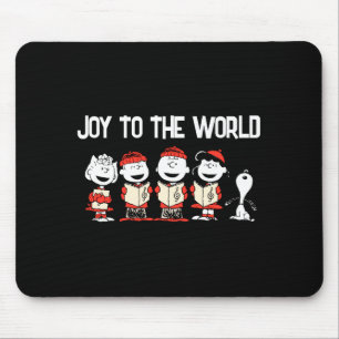 Peanuts Merry Christmas Holiday Choir Mouse Pad