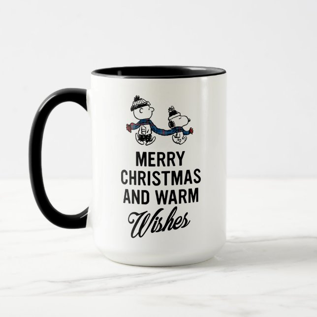 Peanuts | Merry Christmas Snoopy & Charlie Brown Mug (Left)