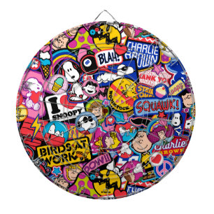 Peanuts   Mixtape Patch Pattern Dartboard