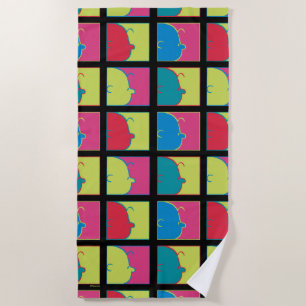 Peanuts   Modern Pop Art Charlie Brown Beach Towel