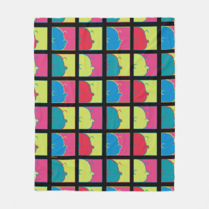 Peanuts   Modern Pop Art Charlie Brown Fleece Blanket