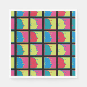 Peanuts   Modern Pop Art Charlie Brown Napkin