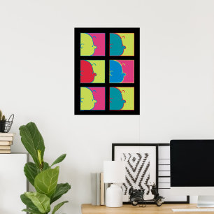 Peanuts   Modern Pop Art Charlie Brown Poster