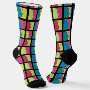 Peanuts   Modern Pop Art Charlie Brown Socks