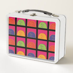 Peanuts   Modern Pop Art It's Charlie Brown Metal Lunch Box