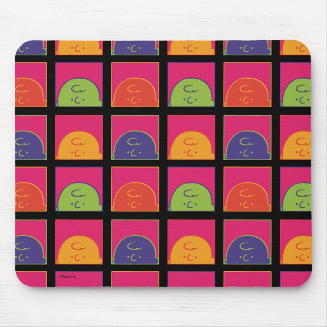 Peanuts | Modern Pop Art It's Charlie Brown Mouse Pad (Front)
