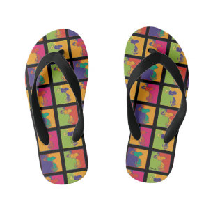 Peanuts   Modern Pop Art Snoopy Kid's Thongs