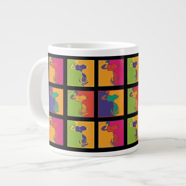 Peanuts | Modern Pop Art Snoopy Large Coffee Mug (Front Left)