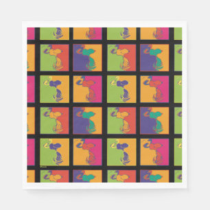 Peanuts   Modern Pop Art Snoopy Napkin