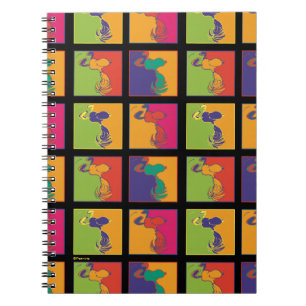 Peanuts   Modern Pop Art Snoopy Notebook