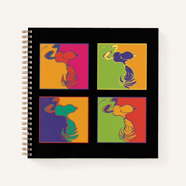 Peanuts | Modern Pop Art Snoopy Notebook (Front)