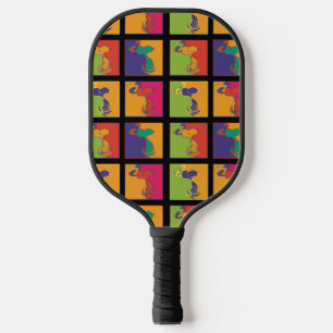 Peanuts Modern Pop Art Snoopy Pickleball Paddle